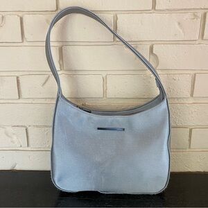Vintage 90s Y2K Esprit Silver Shoulder Bag Purse Handbag Going Out New Years Eve